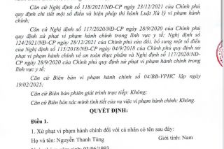 Một cá nhân bị xử phạt 45 triệu đồng vì cung cấp dịch vụ khám bệnh, chữa bệnh mà không có giấy phép