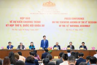Kỳ họp thứ 9, Quốc hội khóa XV chính thức khai mạc vào sáng 5/5