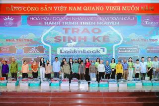 LocknLock phát huy trách nhiệm xã hội qua chương trình thiện nguyện tại Vĩnh Phúc