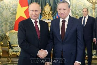 Tổng Bí thư Tô Lâm hội đàm với Tổng thống Nga Vladimir Putin