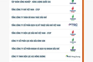 Petrovietnam và 6 đơn vị thành viên vào Top 10 Doanh nghiệp Đổi mới sáng tạo và Kinh doanh hiệu quả