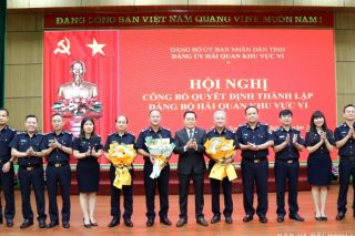 Lạng Sơn: Công bố Quyết định thành lập Đảng bộ Hải quan khu vực VI
