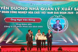 Ông Ngô Văn Đông được vinh danh Nhà lãnh đạo xuất sắc của Tập đoàn Hóa chất Việt Nam giai đoạn 2020-2025