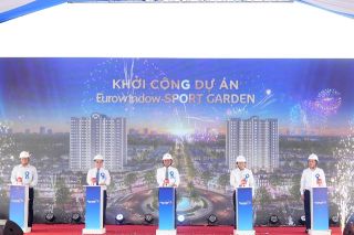 Eurowindow Holding khởi công khu đô thị xanh, thể thao hiện đại bậc nhất TP. Vinh