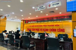 Công an Thanh Hóa đồng hành cùng người dân trong giải quyết thủ tục hành chính