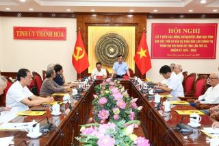 Thanh Hóa: Góp ý vào dự thảo Báo cáo chính trị trình Đại hội Đảng bộ tỉnh lần thứ XX, nhiệm kỳ 2025-2030