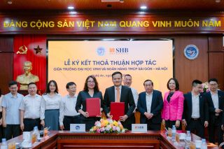 SHB ký kết hợp tác với Trường Đại học Vinh