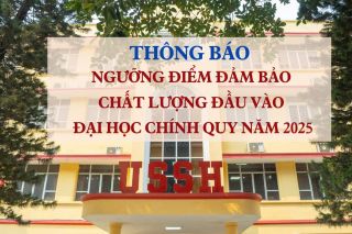 Điểm sàn Trường Đại học Khoa học Xã hội và Nhân văn, ĐHQGHN năm 2025