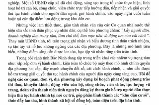 Chủ tịch UBND tỉnh Bắc Ninh gửi thư khen cán bộ, công chức, viên chức và người lao động tỉnh Bắc Ninh