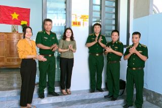 Bộ đội Biên phòng Tây Ninh: Lễ khánh thành và bàn giao nhà đồng đội
