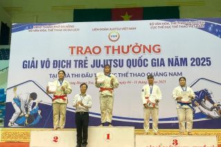 Thanh Hóa giành 20 huy chương tại Giải vô địch trẻ Jujitsu quốc gia