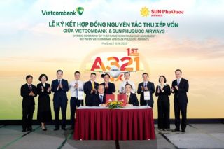 Sun PhuQuoc Airways ký kết Hợp đồng nguyên tắc với Vietcombank, xây dựng đội bay hiện đại, an toàn và hiệu quả