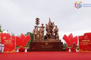 Quảng Ninh khánh thành công trình Tượng đài “Công an Nhân dân vì dân phục vụ”