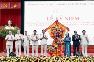 Lạng Sơn kỷ niệm 80 năm Ngày truyền thống Công an nhân dân Việt Nam