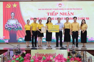 PVcomBank hỗ trợ Nhân dân Nghệ An 1 tỷ đồng khắc phục hậu quả bão số 3