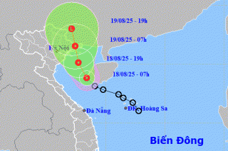 Áp thấp nhiệt đới tiến vào vịnh Bắc Bộ gây mưa to diện rộng ở Đông Bắc Bộ và Bắc Trung Bộ