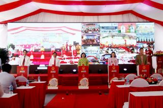 Bắc Ninh: Khánh thành Tòa nhà T1, T2 Dự án Khu nhà ở xã hội Quế Võ Hillview