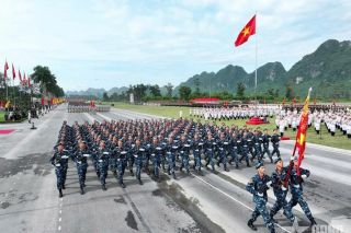 Tối nay, diễn ra tổng hợp luyện diễu binh, diễu hành lần thứ nhất tại Quảng trường Ba Đình