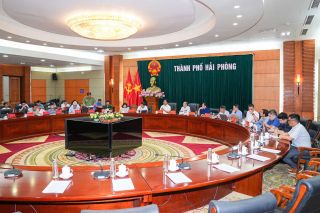 Đoàn công tác của Bộ NN&MT làm việc với TP. Hải Phòng về công tác chống khai thác thủy sản bất hợp pháp