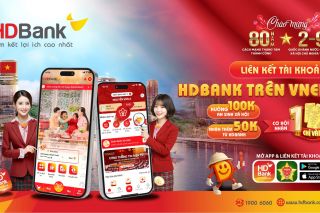 Cơ hội trúng 1 chỉ vàng SJC và nhận quà tặng khi liên kết tài khoản HDBank trên VNeID