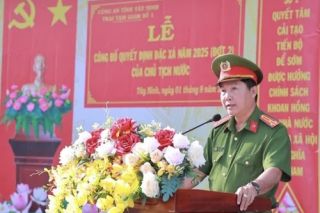 Tây Ninh: Công bố quyết định đặc xá của Chủ tịch nước