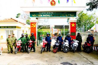 Phối hợp tuần tra, bảo vệ an ninh trật tự khu vực biên giới dịp cao điểm kỷ niệm 80 năm ngày Quốc khánh