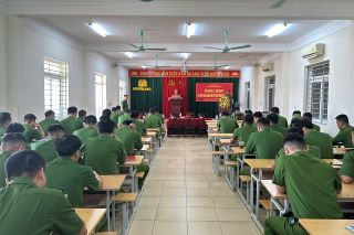 Khai giảng lớp tập huấn kỹ thuật hình sự cho công an cấp xã, phường ở Nghệ An