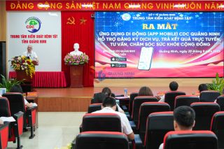 Ra mắt App Mobile CDC Quảng Ninh hỗ trợ, chăm sóc sức khỏe thông minh