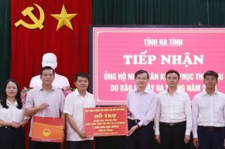 Học viện Chính trị Quốc gia Hồ Chí Minh hỗ trợ Hà Tĩnh 1 tỷ đồng khắc phục hậu quả bão số 10