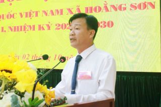 Đại hội đại biểu Ủy ban MTTQ xã Hoăng Sơn lần thứ I, nhiệm kỳ 2025 - 2030