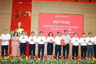 Ông Nguyễn Quang Hưng giữ chức Chủ nhiệm Ủy ban Kiểm tra Tỉnh ủy Hưng Yên