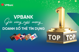 VPBank củng cố vị thế số 1 thị trường thẻ tín dụng, khẳng định sức mạnh hệ sinh thái chi tiêu toàn diện