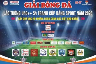 Hà Tĩnh: Giải bóng đá trên 40 tuổi, kết thúc vòng bảng quyên góp được gần 42 triệu đồng ủng hộ trẻ em nghèo