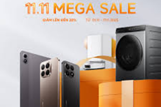 Xiaomi kéo dài Mega Sale đến 17/11: Cơ hội mua sắm loạt sản phẩm công nghệ với ưu đãi tới 20%