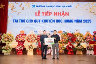 BSR tài trợ 200 triệu đồng cho Quỹ Khuyến học Trường Đại học Mỏ - Địa chất