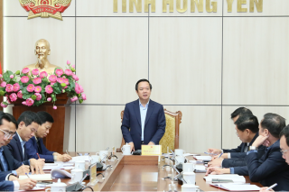 Chủ tịch UBND tỉnh Hưng Yên yêu cầu thúc đẩy tiến độ các dự án trọng điểm