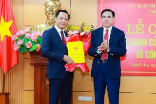 Nghệ An công bố quyết định bổ nhiệm Chánh Thanh tra tỉnh