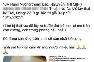 Bệnh viện Hùng Vương cảnh báo lừa đảo từ thiện