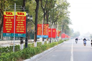 Bắc Ninh tưng bừng cờ, hoa chào mừng Đại hội lần thứ XIV của Đảng