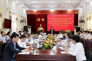 Nghệ An: Rà soát công tác bầu cử Quốc hội và HĐND các cấp tại các phường, xã