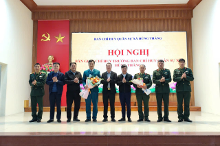 Hải Phòng: Trung tá Vũ Văn Trác giữ chức Chỉ huy trưởng Ban Chỉ huy Quân sự xã Hùng Thắng