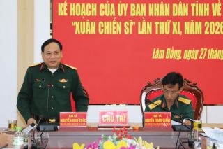 Chương trình Xuân Chiến sĩ tại các xã biên giới tỉnh Lâm Đồng