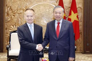 Tổng Bí thư Tô Lâm tiếp Đặc phái viên của Tổng Bí thư, Chủ tịch nước Trung Quốc Tập Cận Bình