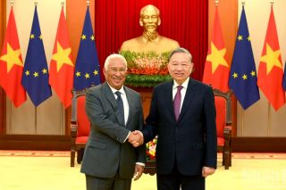 Tổng Bí thư Tô Lâm tiếp Chủ tịch Hội đồng châu Âu Antonio Costa