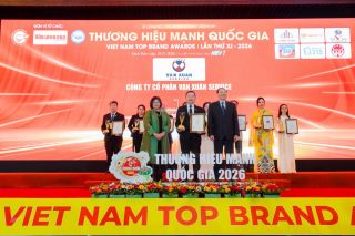 Vạn Xuân Service đạt 2 giải thưởng Thương hiệu Mạnh Quốc gia
