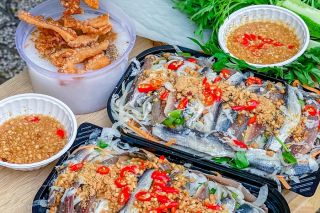 Gỏi cá trích: Hương vị biển đảo