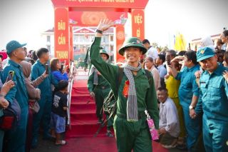 Cà Mau hoàn thành 100% chỉ tiêu giao quân với 2.348 tân binh
