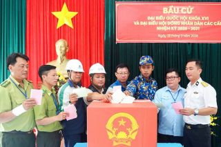 Cử tri đảo Hòn Khoai, Hòn Chuối hoàn thành bầu cử sớm với tỷ lệ 100%