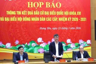 Hưng Yên: Công bố kết quả bầu cử ĐBQH khóa XVI và HĐND các cấp