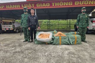 Theo chân lực lượng biên phòng chặn hàng lậu trên sông Ka Long